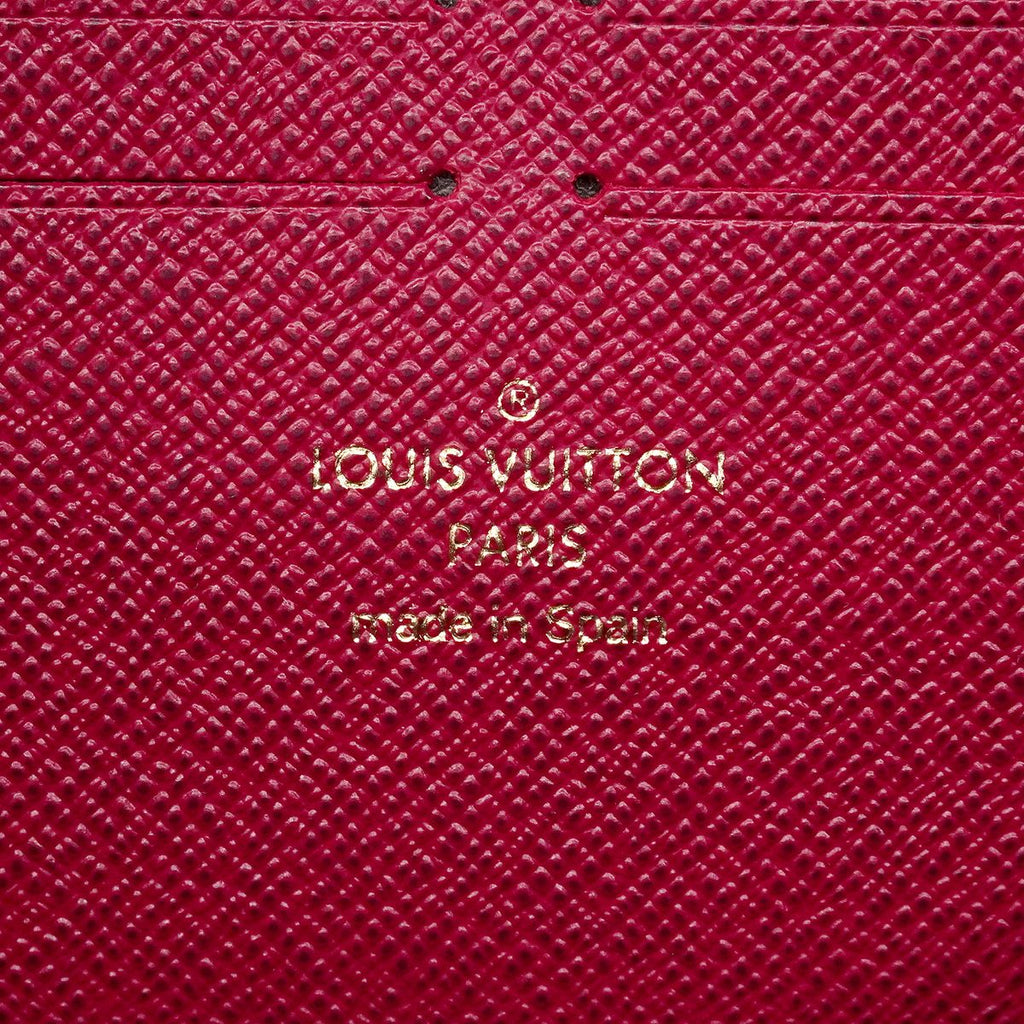 Louis Vuitton Wallet Monogram Portefeuille Clemence Fuchsia — view 5