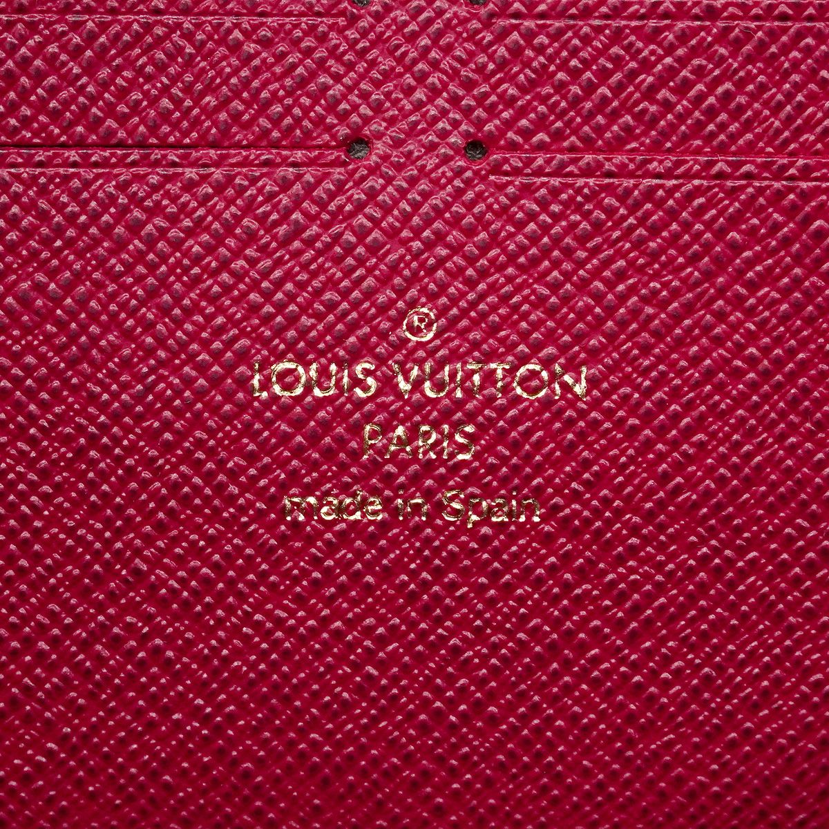 Louis Vuitton Wallet Monogram Portefeuille Clemence Fuchsia — view 5