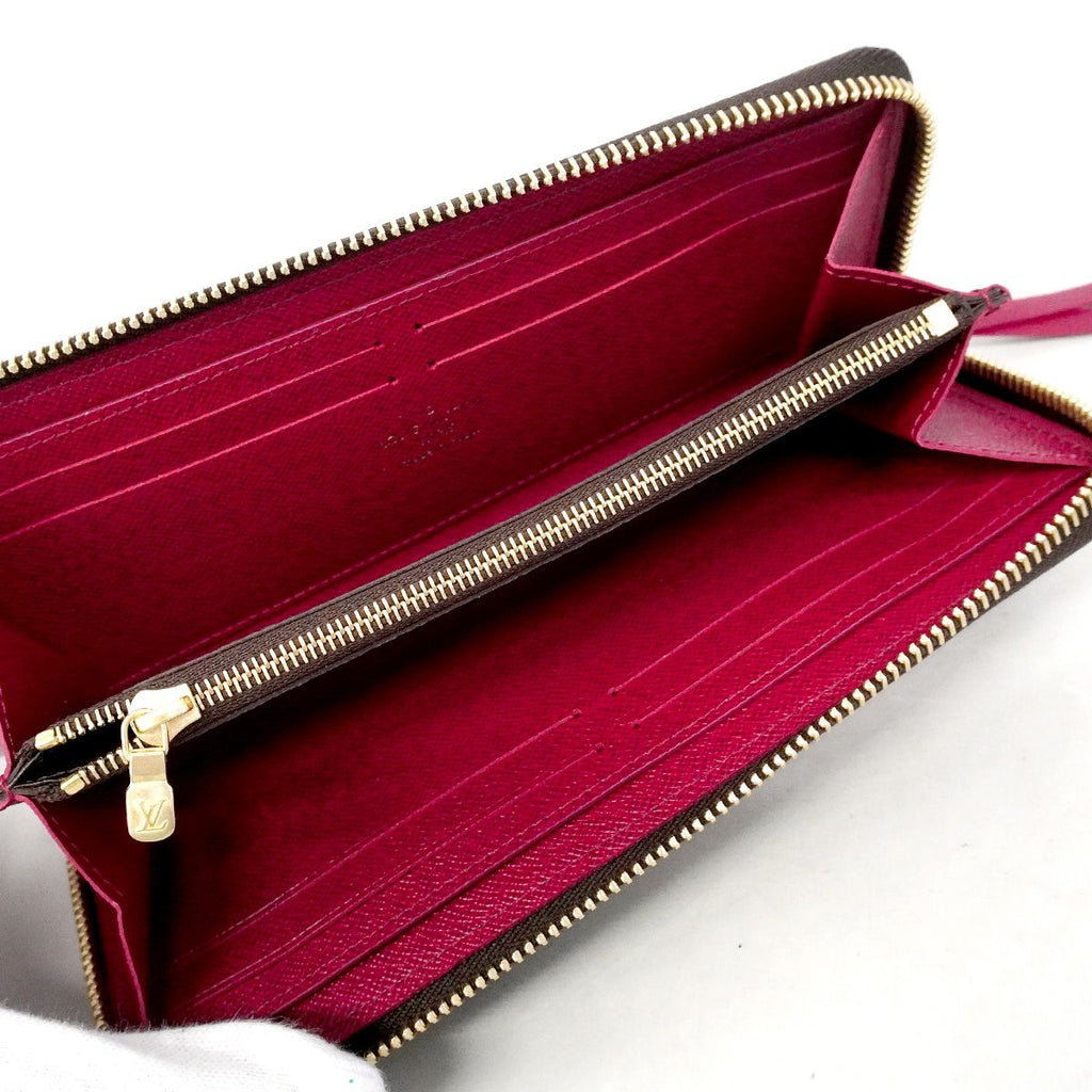 Louis Vuitton Wallet Monogram Portefeuille Clemence Fuchsia — view 4