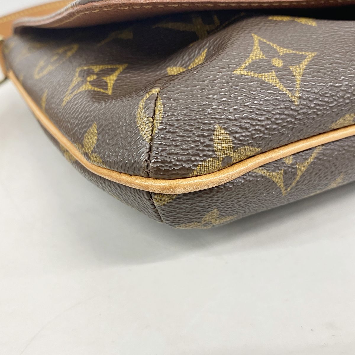 Louis Vuitton Shoulder Bag Monogram Musette Tango Short Strap Brown — view 6