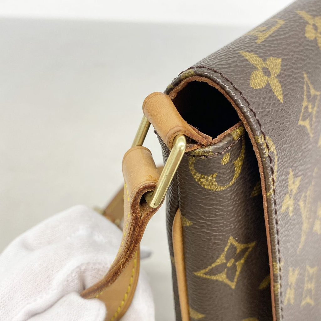 Louis Vuitton Shoulder Bag Monogram Musette Tango Short Strap Brown — view 7