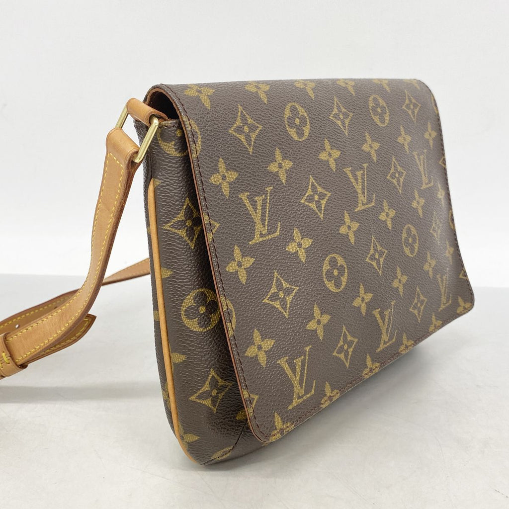 Louis Vuitton Shoulder Bag Monogram Musette Tango Short Strap Brown — view 2