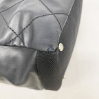 Chanel Tote Paris Biarritz Canvas Black Silver — view 6