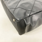 Chanel Tote Paris Biarritz Canvas Black Silver — view 7
