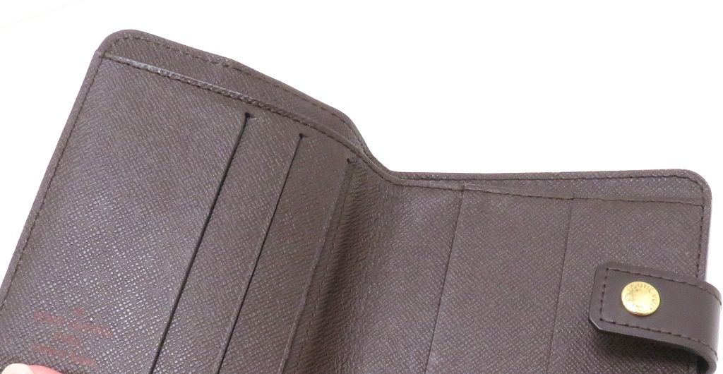 Louis Vuitton Compact Zip Damier Bifold Wallet Canvas Brown — view 5