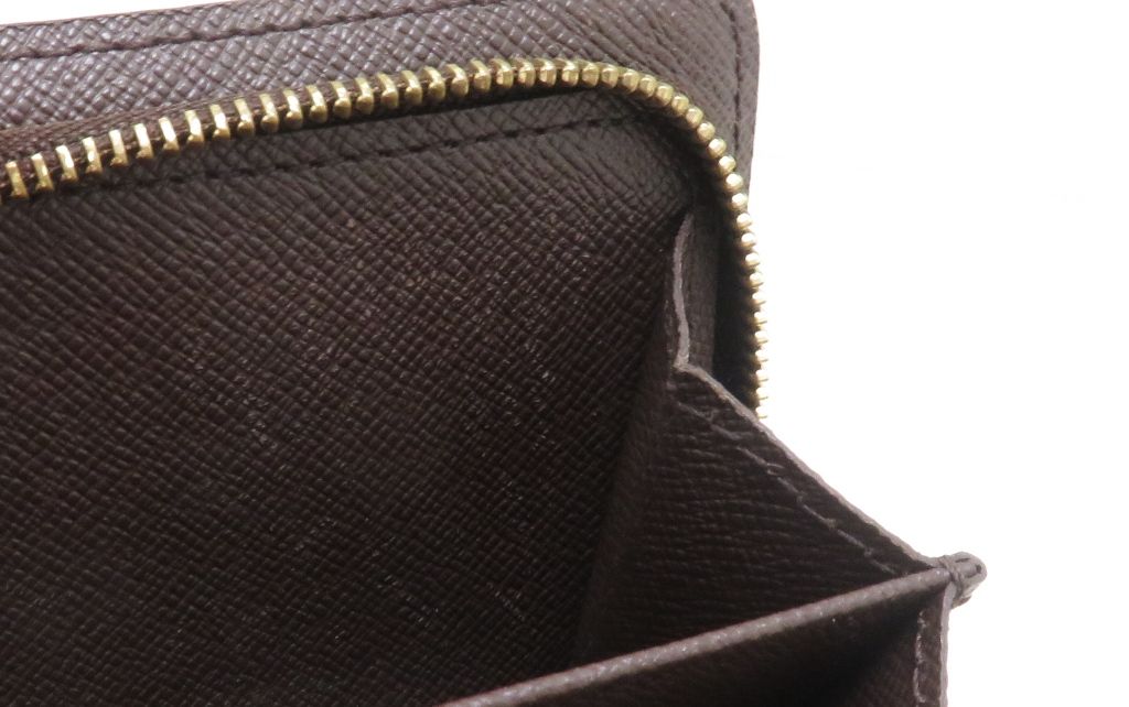 Louis Vuitton Compact Zip Damier Bifold Wallet Canvas Brown — view 7