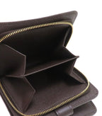 Louis Vuitton Compact Zip Damier Bifold Wallet Canvas Brown — view 6