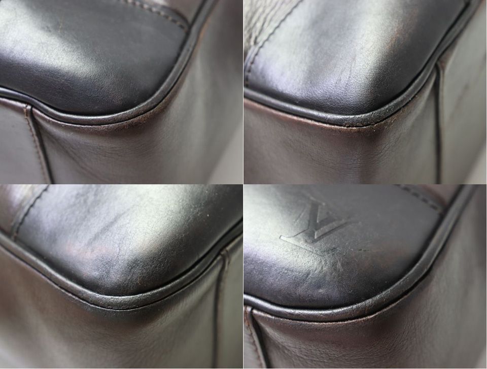 Louis Vuitton Utah Acoma Leather Business Bag — view 4