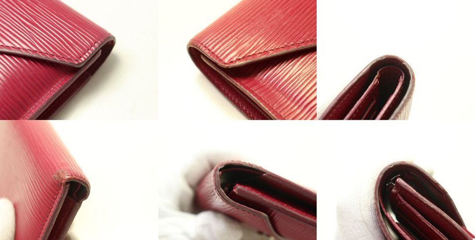 Louis Vuitton Epi Portefeuille Victorine Trifold Wallet — view 8