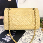 Chanel Vintage Turnlock Quilted Beige — view 4