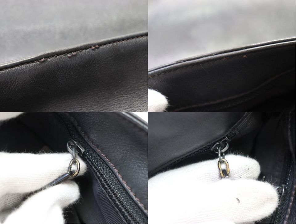 Chanel CC Logo Lambskin Shoulder Bag — view 8