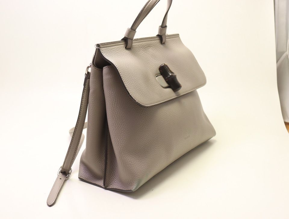 Gucci Bamboo Daily Leather 2-Way Handbag — view 4