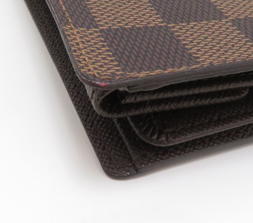 Louis Vuitton Portefeuille Florin Damier Bifold Wallet Canvas Brown — view 8
