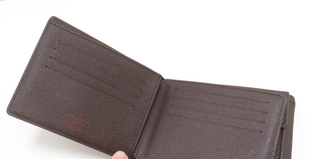 Louis Vuitton Portefeuille Florin Damier Bifold Wallet Canvas Brown — view 7