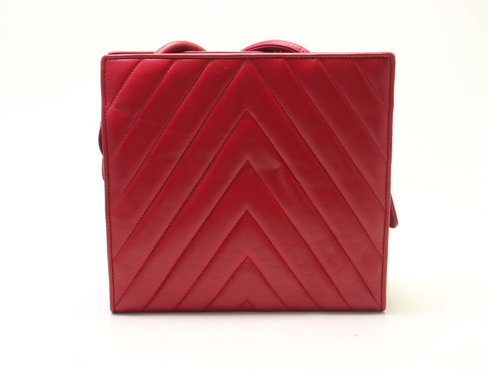 Chanel V-stitch Lambskin Shoulder Bag — view 2
