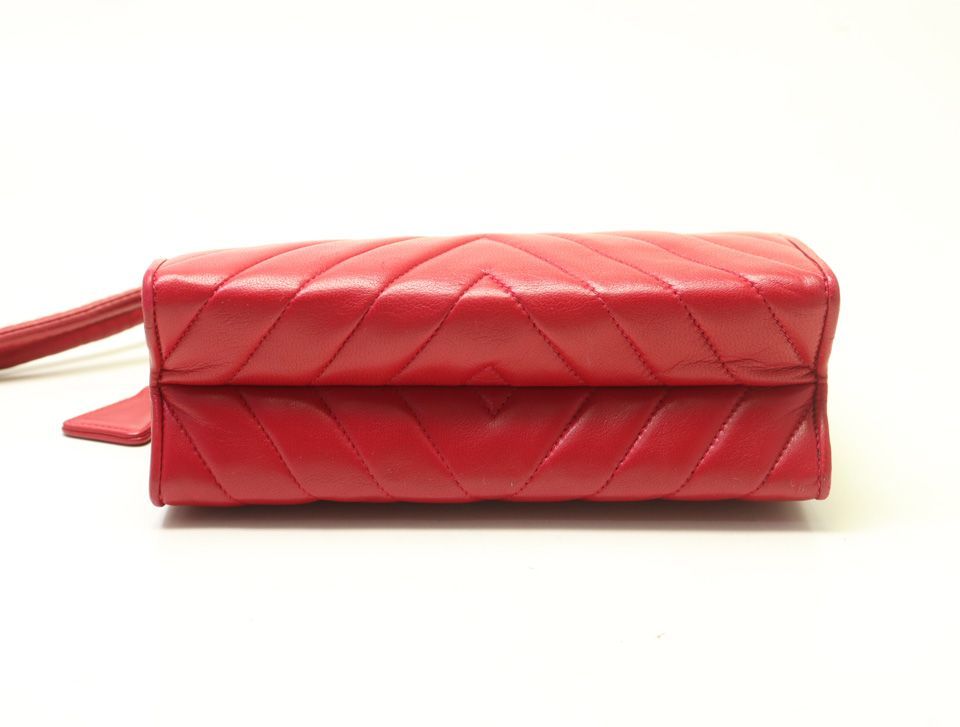 Chanel V-stitch Lambskin Shoulder Bag — view 3