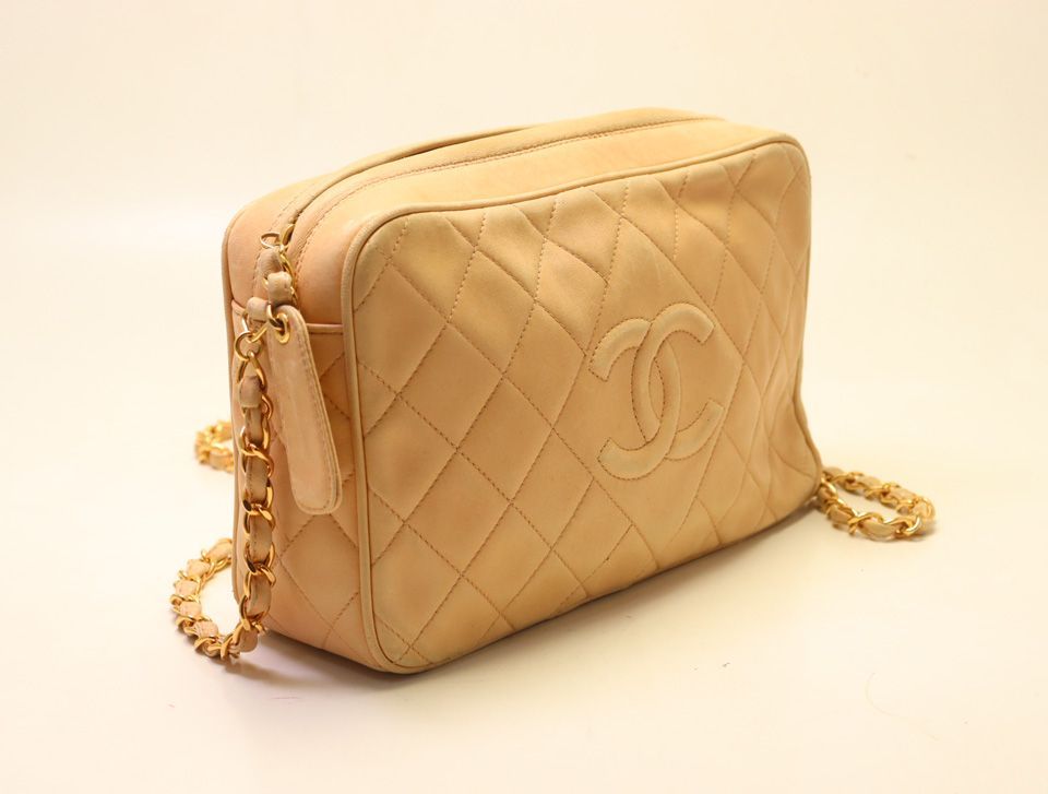 Chanel Quilted Lambskin Chain Shoulder Bag — view 4
