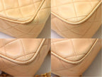 Chanel Quilted Lambskin Chain Shoulder Bag — view 5