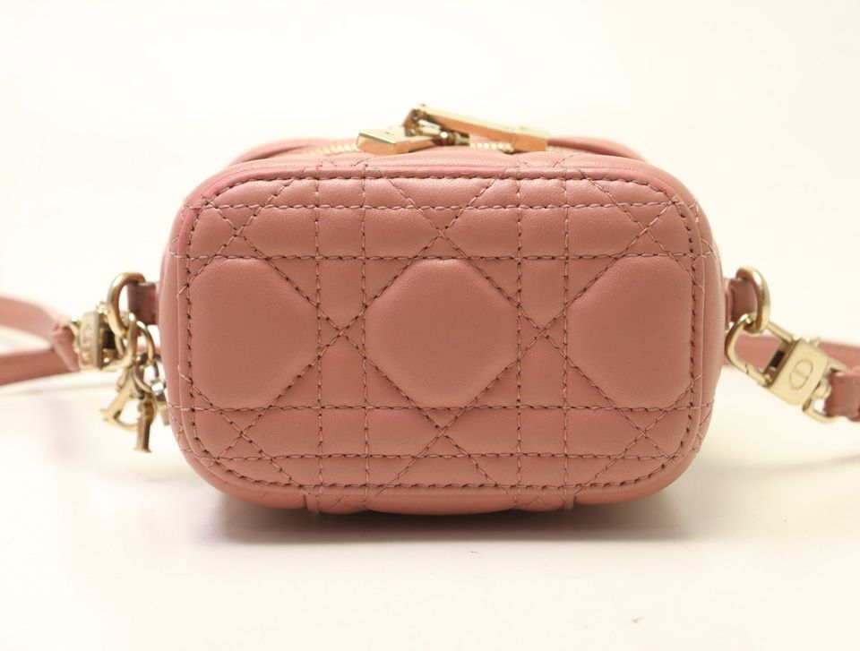 Dior Cannage Lambskin 2-Way Vanity Bag — view 3