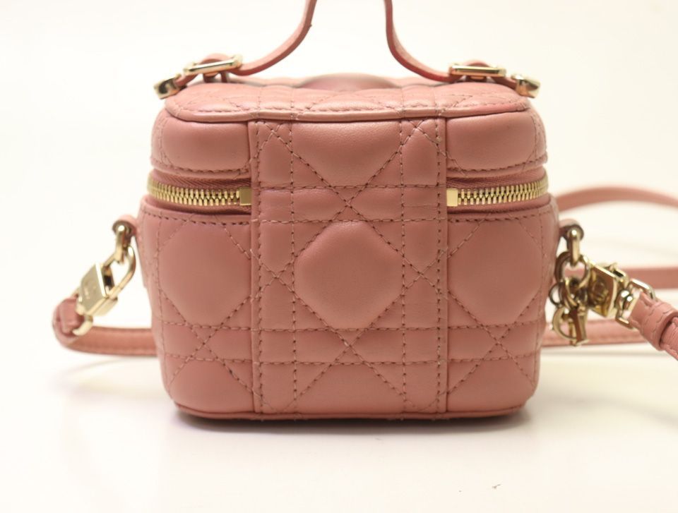 Dior Cannage Lambskin 2-Way Vanity Bag — view 2