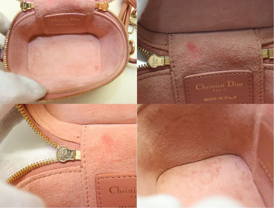 Dior Cannage Lambskin 2-Way Vanity Bag — view 7