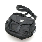 Prada Shoulder Bag Nylon Triangle Logo