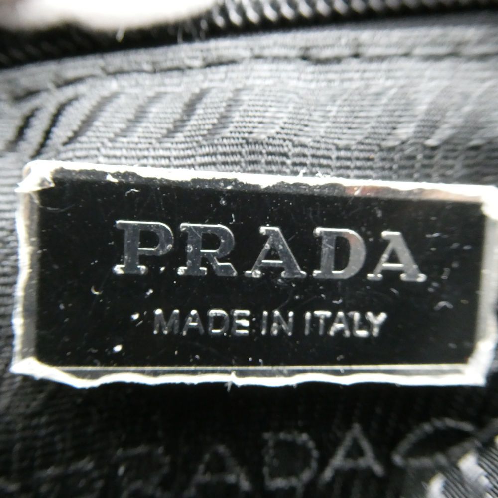 Prada Shoulder Bag Nylon Triangle Logo — view 5