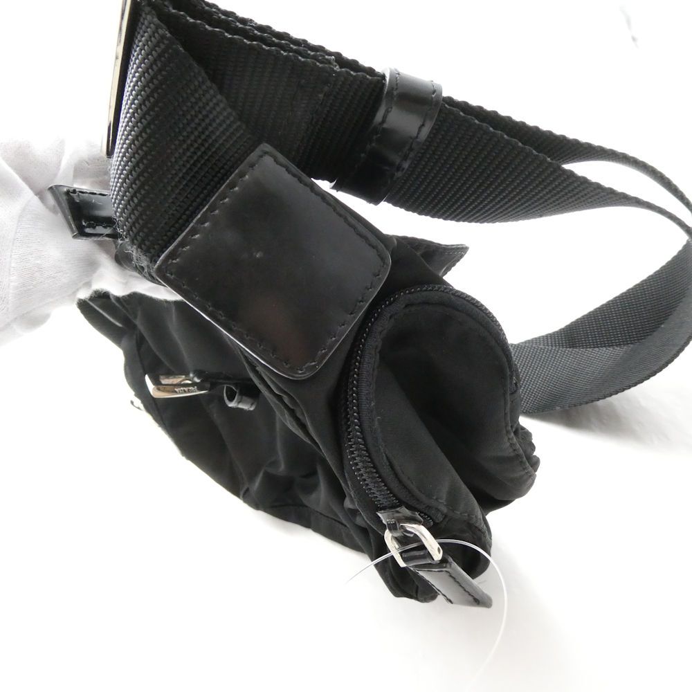Prada Shoulder Bag Nylon Triangle Logo — view 8