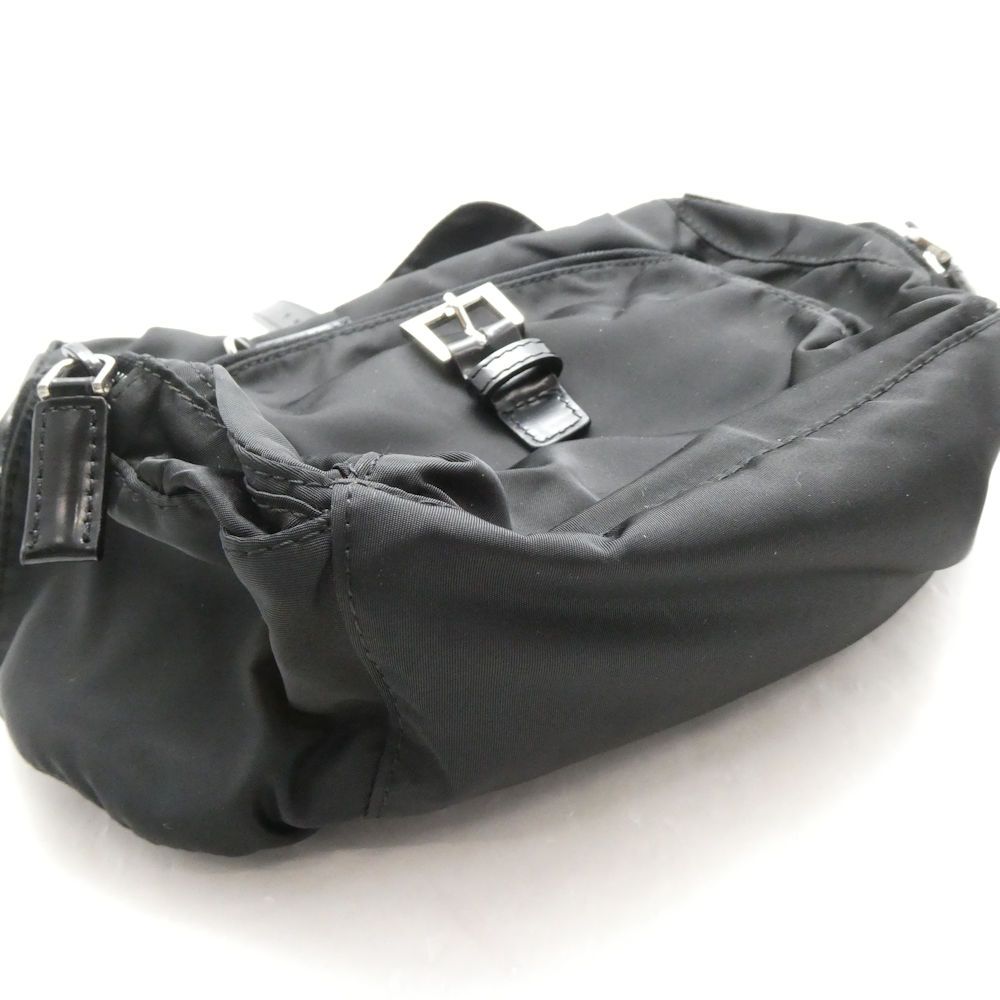 Prada Shoulder Bag Nylon Triangle Logo — view 6