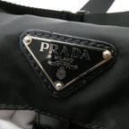 Prada Shoulder Bag Nylon Triangle Logo — view 3