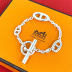 Hermes Farandole LG Bracelet 925 Sterling Silver