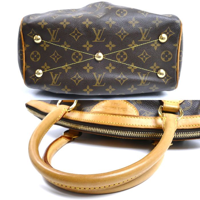 Louis Vuitton Tivoli PM Handbag Monogram Brown — view 3
