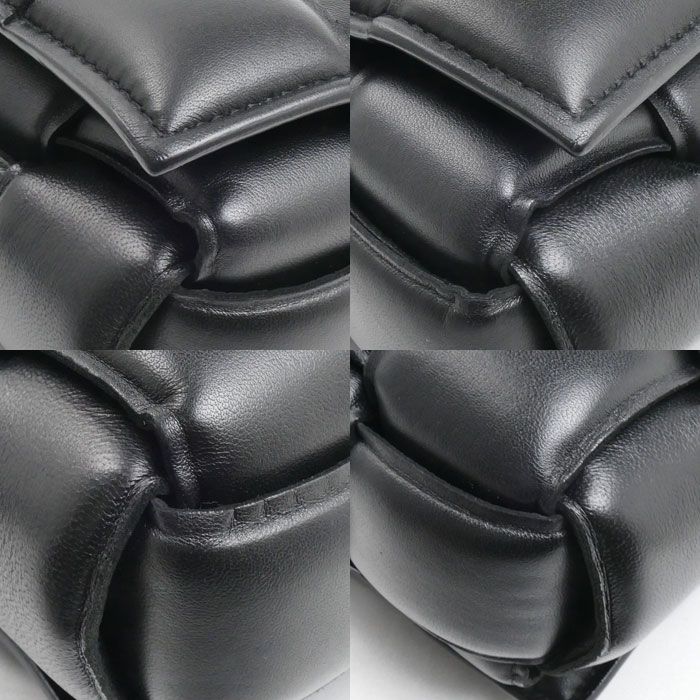 Bottega Veneta Padette Cassette Shoulder Bag Black — view 5