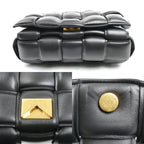 Bottega Veneta Padette Cassette Shoulder Bag Black — view 3