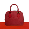 Louis Vuitton Vintage Sablon Epi Leather Mini Boston Bag Castilian