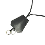 Hermes Necklace Clochette Dark Gray — view 3