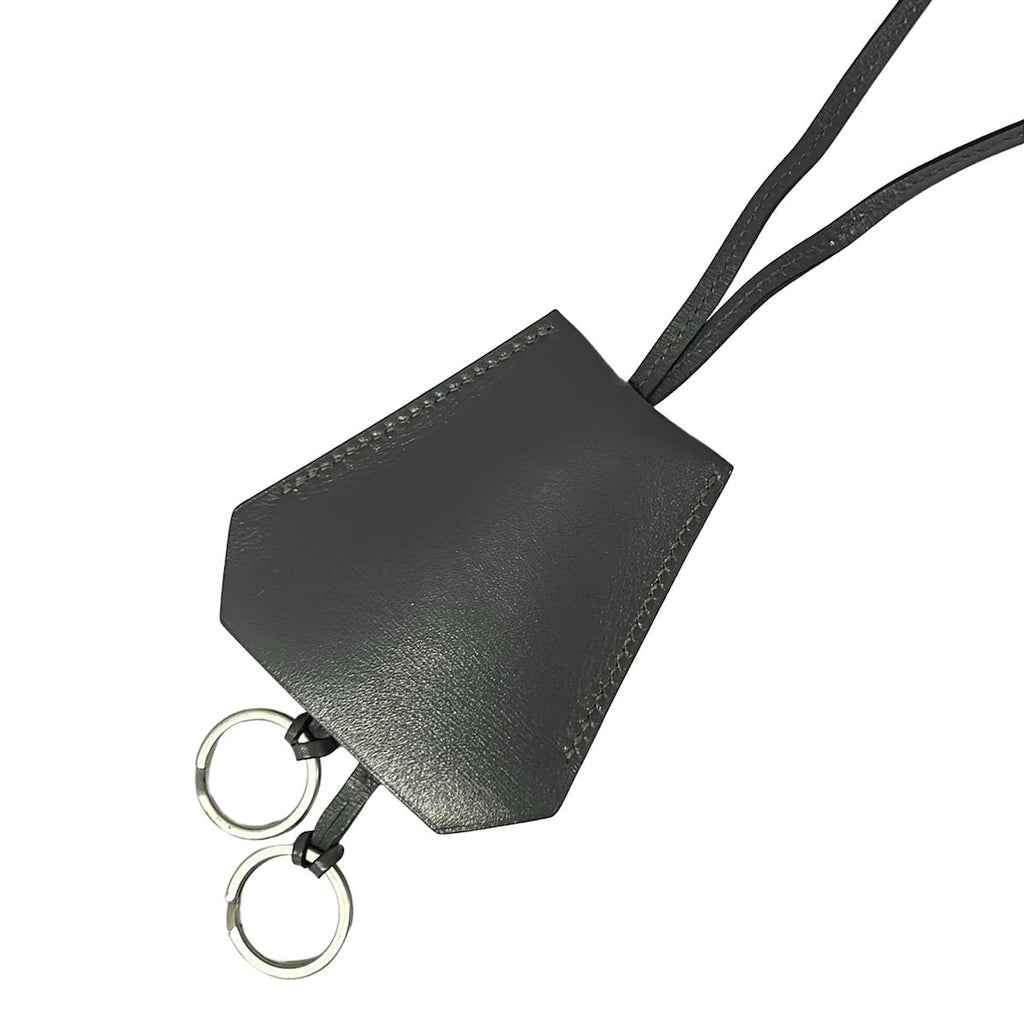 Hermes Necklace Clochette Dark Gray