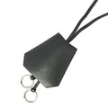 Hermes Necklace Clochette Dark Gray