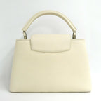 Louis Vuitton Capucines PM Flower Beads White Taurillon Leather Handbag 2-Way — view 2