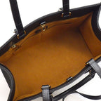 Louis Vuitton Tote on the Go MM Black Monogram Empreinte Leather Gold — view 5