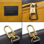 Louis Vuitton Tote on the Go MM Black Monogram Empreinte Leather Gold — view 7