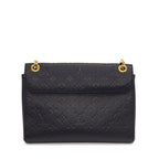 Louis Vuitton Shoulder Bag Vavin PM Black Monogram Empreinte Leather Gold — view 2