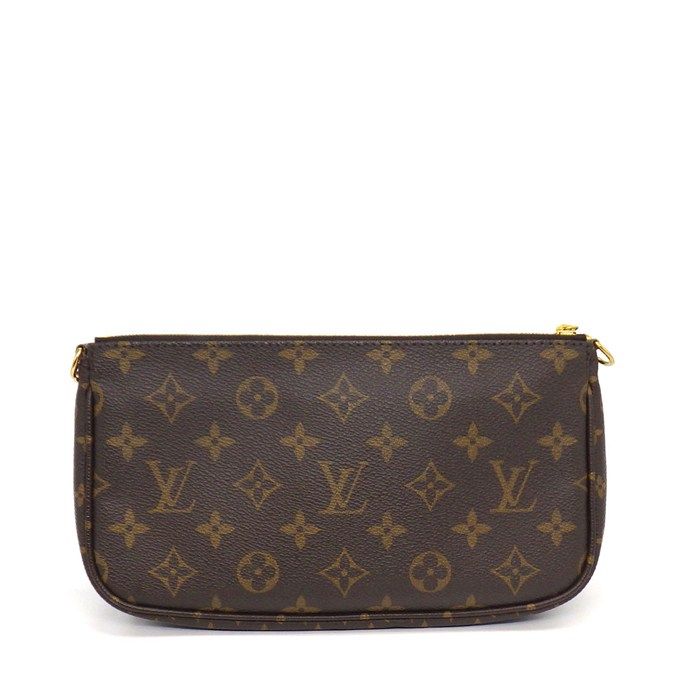 Louis Vuitton Shoulder Bag Multi Pochette Accessoires Khaki Monogram Leather — view 2