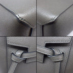 Celine Shoulder Bag Nano Gray Calfskin Gold — view 7