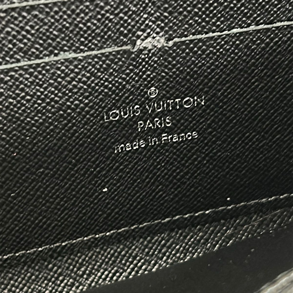 Louis Vuitton Wallet Epi Denim Zippy Blue Leather Cowhide — view 5