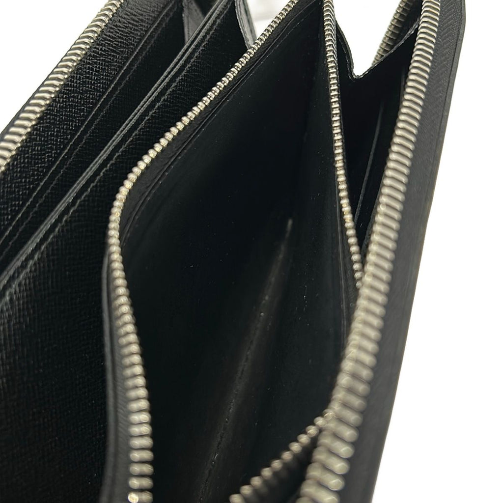 Louis Vuitton Wallet Epi Denim Zippy Blue Leather Cowhide — view 4