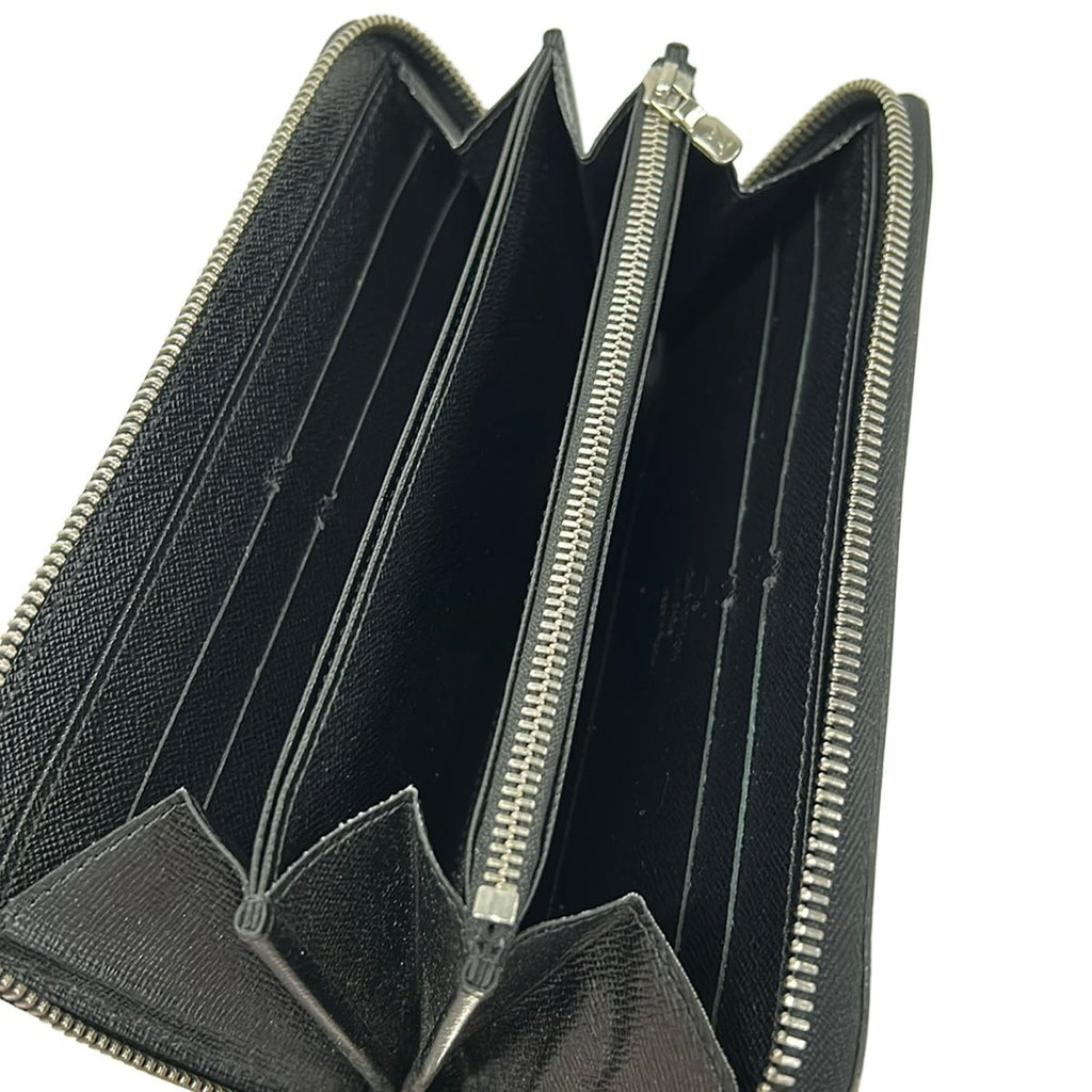 Louis Vuitton Wallet Epi Denim Zippy Blue Leather Cowhide — view 3