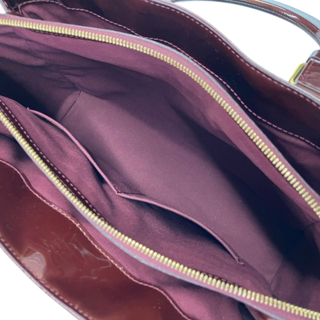 Louis Vuitton Amarante Avenue Handbag Patent — view 5
