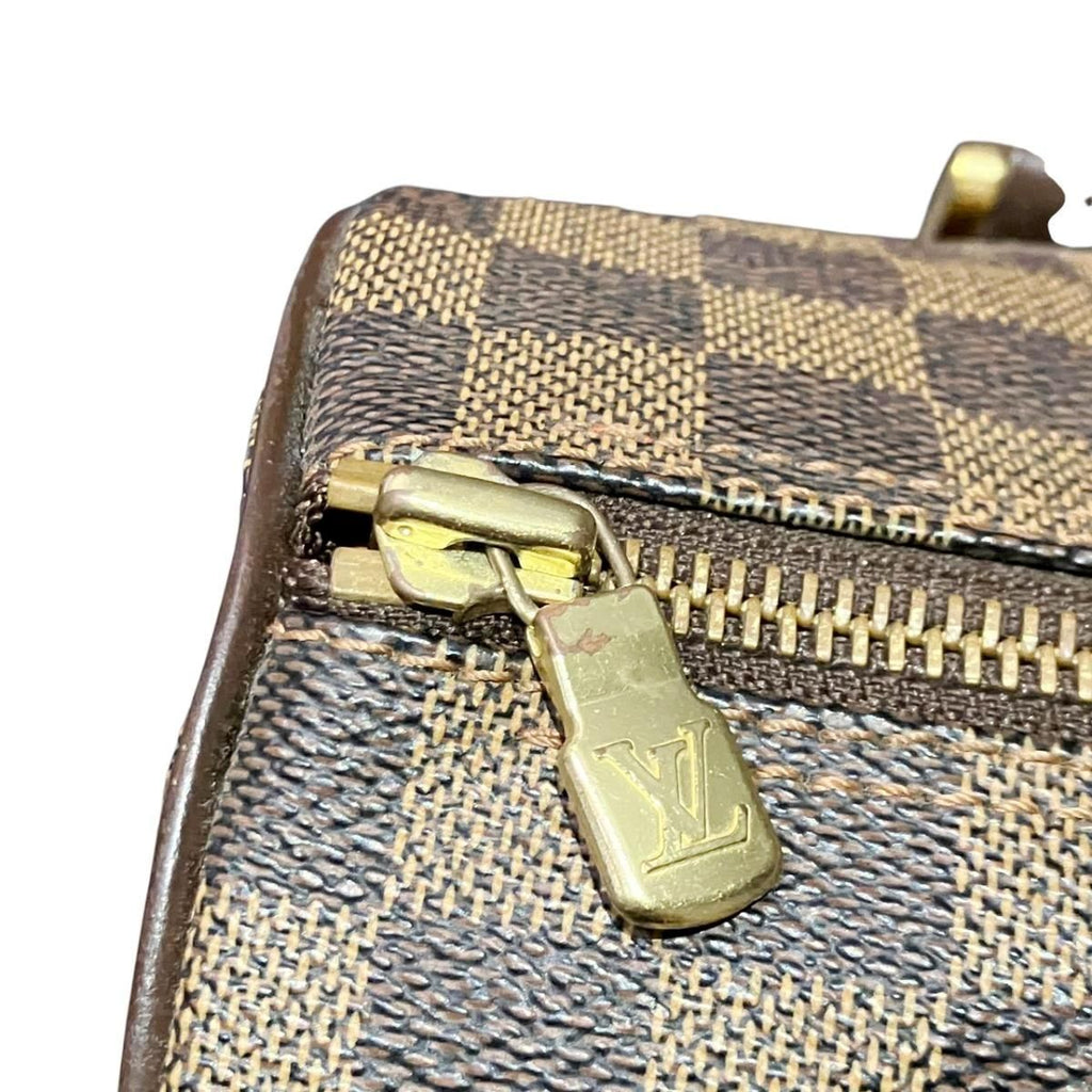 Louis Vuitton Papillon PM Damier Ebene Handbag Canvas — view 8