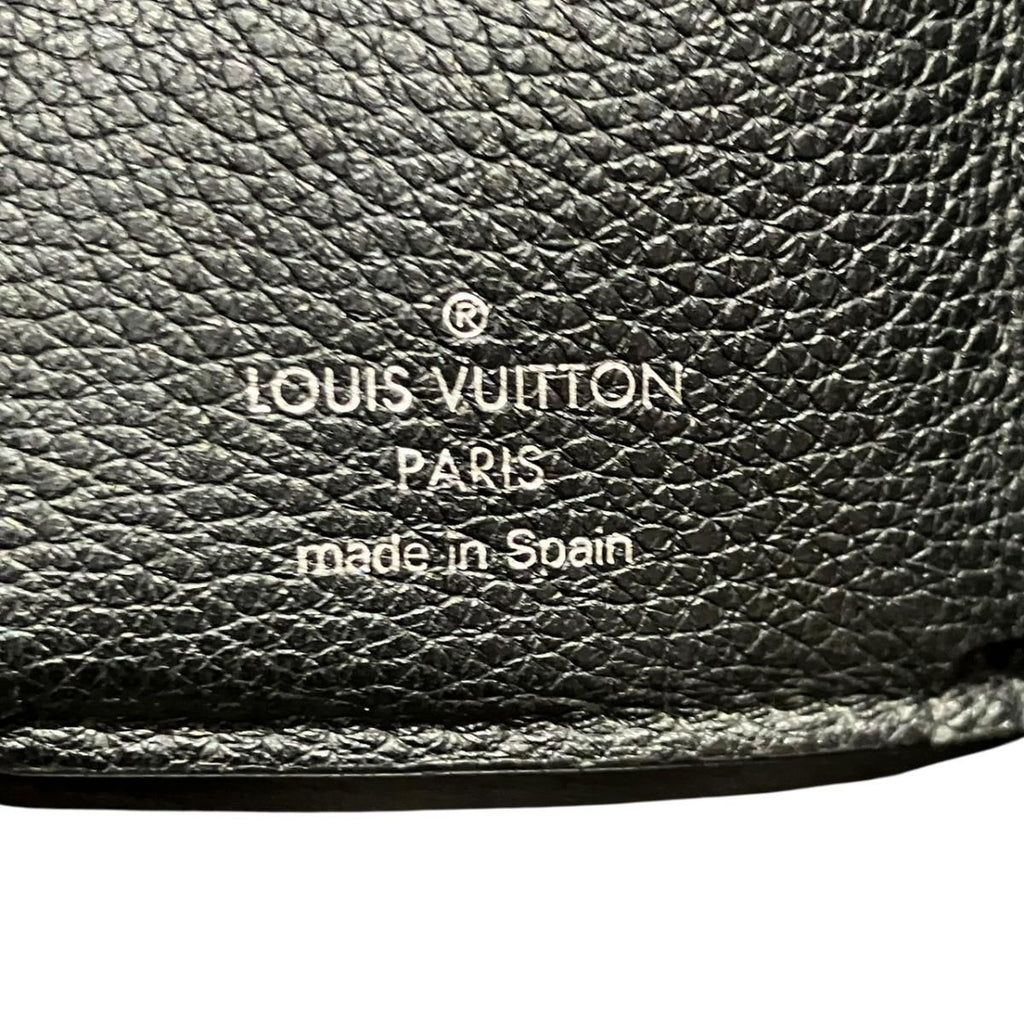 Louis Vuitton Portefeuille Lock Mini Taurillon Trifold Wallet Leather — view 4